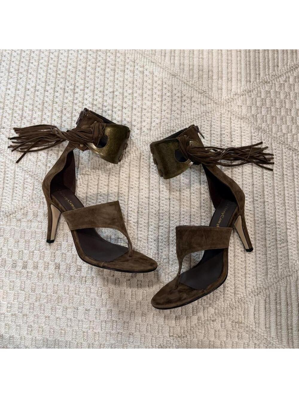 Jeffrey Campbell I-Dare-U Flip Flop Heeled Sandals